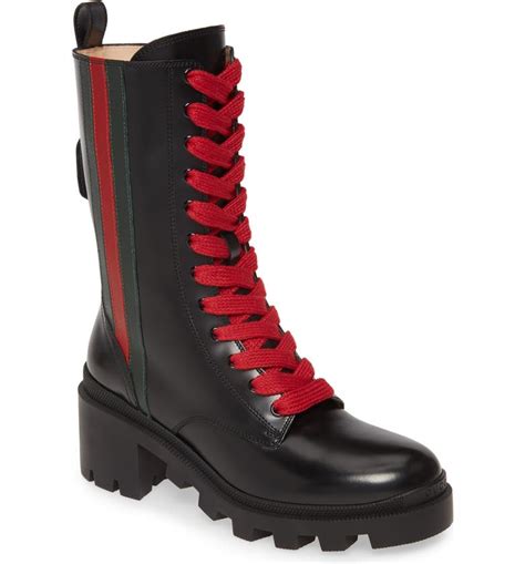 gucci wool combat boots|gucci combat boots sale.